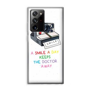 Smile: Samsung Galaxy Note 20 Ultra / Note 20 Ultra 5G Transparant Hoesje