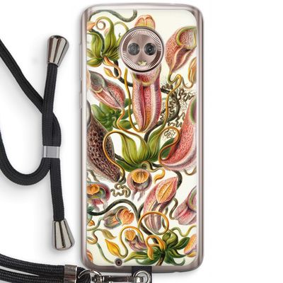 Haeckel Nepenthaceae: Motorola Moto G6 Transparant Hoesje met koord