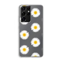 Margrietjes: Samsung Galaxy S21 Ultra Transparant Hoesje