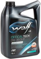 Wolf motorolie "officialtech c5p" motoroil 0w20 5l offi.tech c5p