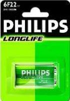 Philips Philips Longlife 9V batterij 6F22 blister 1 - 3111025 - thumbnail