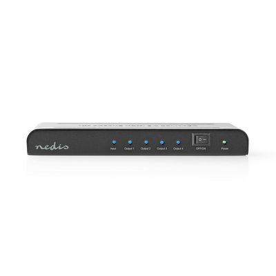 Nedis HDMI-Splitter | 4-Poorts | HDMI Input | 4x HDMI Output | 1 stuks - VSPL3474AT VSPL3474AT