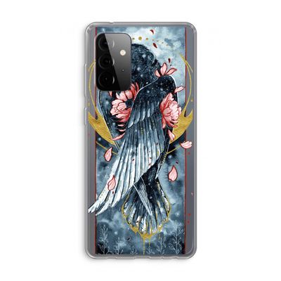Golden Raven: Samsung Galaxy A72 Transparant Hoesje