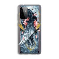 Golden Raven: Samsung Galaxy A72 Transparant Hoesje