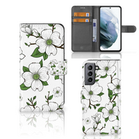 Samsung Galaxy S21 FE Hoesje Dogwood Flowers - thumbnail