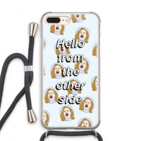 Hello: iPhone 7 PLUS Transparant Hoesje met koord
