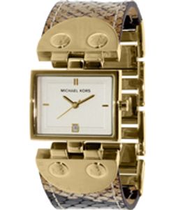 Horlogeband Michael Kors MK2114 Leder Bi-Color 26mm