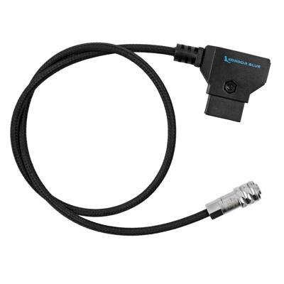 Kondor Blue D-Tap naar BMPCC 4K 6K voedingskabel voor Blackmagic Pocket Cinema Camera 4K P-Tap 20" - zwart