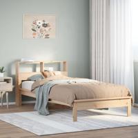 Bed met boekenkast zonder matras massief grenenhout 90x190 cm Bed met boekenkast zonder matras massief grenenhout 90x190 cm