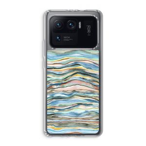 Watercolor Agate: Xiaomi Mi 11 Ultra Transparant Hoesje