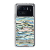 Watercolor Agate: Xiaomi Mi 11 Ultra Transparant Hoesje