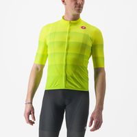 Castelli Livelli korte mouw fietsshirt geel heren M