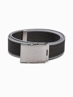 Italian Style - Heren Riem Sackcloth Belt - Donker Grijs - One Size