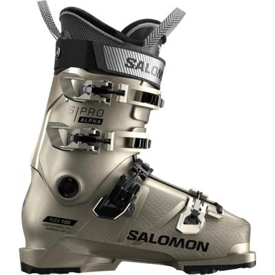 Salomon S/Pro Alpha 100 GW Skischoen Dames Light Bronze Met./Black/Black 23/23,5 Salomon S/Pro Alpha 100 GW Skischoen Dames Light Bronze Met./Black/Black 23/23,5