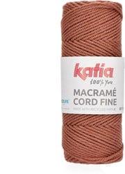 Katia Macramé Cord Fine 214 Copper brown Koper bruin