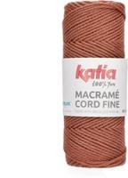 Katia Macramé Cord Fine 214 Copper brown Koper bruin - thumbnail