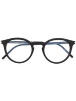 Saint Laurent Eyewear lunettes de vue SL347 à monture ronde - Noir