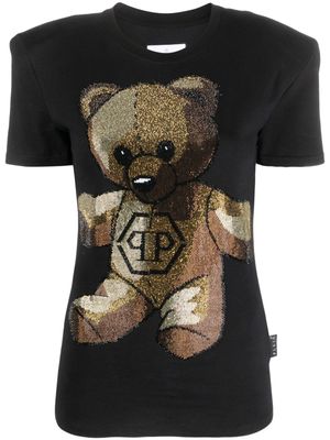 Philipp Plein t-shirt Sexy Pure à ornements en cristal - Noir
