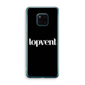 Topvent Zwart: Huawei Mate 20 Pro Transparant Hoesje