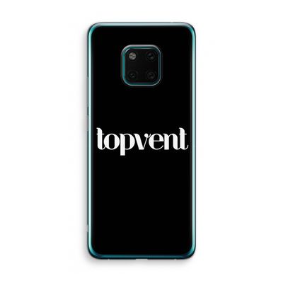 Topvent Zwart: Huawei Mate 20 Pro Transparant Hoesje