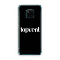 Topvent Zwart: Huawei Mate 20 Pro Transparant Hoesje