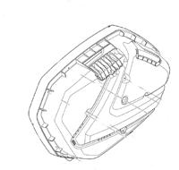 GIVI V37 bovenschaal, Onderschaal & deksel voor koffers op de moto, Zwart V37NT links GIVI V37 bovenschaal, Onderschaal & deksel voor koffers op de moto, Zwart V37NT links