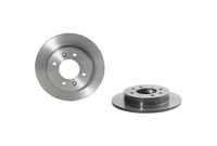 Remschijf COATED DISC LINE BREMBO, Remschijftype: Massief, u.a. für KIA