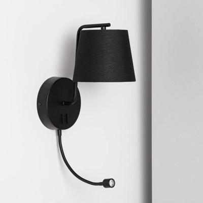 Wandlamp met schakelaar hotel &apos;Kombi&apos; E27 design met leeslamp