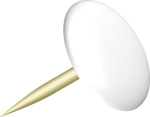 Alco al-151-10 punaises sun 9,5mm messing doos a 100 stuks wit