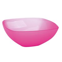 Serveerschaal/slakom - fuchsia roze - 5,5 liter - kunststof - D30 x H12 cm - thumbnail