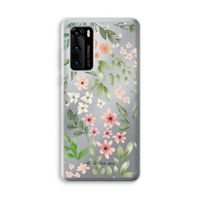 Botanical sweet flower heaven: Huawei P40 Transparant Hoesje