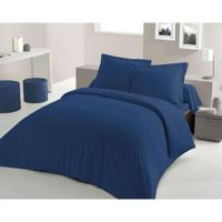 COMPLETO PIUMINO LOVELY HOME - 220x240 cm - 100% COTONE - BLU