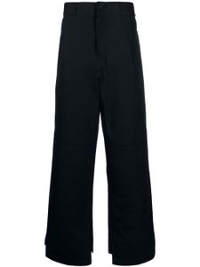 Palm Angels pantalon droit à bande Sartorial - Bleu