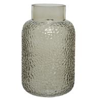 Decoris Bloemenvaas Delhi - misty transparant groen - glas - D16 x H 27 cm