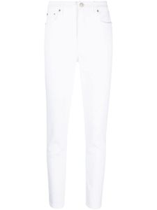 Lauren Ralph Lauren jean slim à taille mi-haute - Blanc