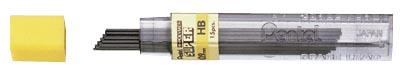 Pentel potloodstiften, 0,9 mm, 2B, etui van 12 stuks