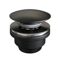 Klikwaste Brauer Afvoerplug Messing Binnenwerk 5/4 Mat Zwart