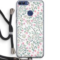 Sierlijke bloemen: Huawei P Smart (2018) Transparant Hoesje met koord