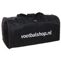 Voetbalshop Teamtas XLarge (80 cm) Zwart incl. 2-zijdig opdruk