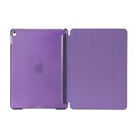 Pure kleur samenvoegen horizontale Flip lederen case voor iPad Pro 10 5 inch/iPad Air (2019) met houder (paars)