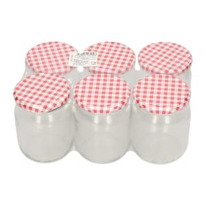 Weckpot met draaideksel - 6x stuks -  540 ml - voorraadpotten / weckpot   -