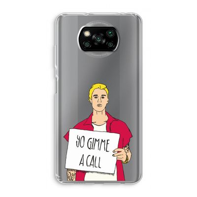 Gimme a call: Xiaomi Poco X3 Pro Transparant Hoesje