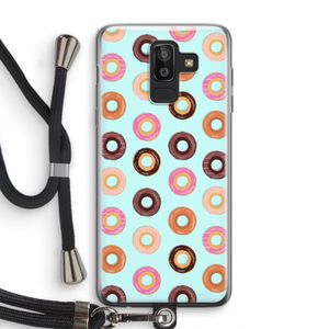 Donuts: Samsung Galaxy J8 (2018) Transparant Hoesje met koord