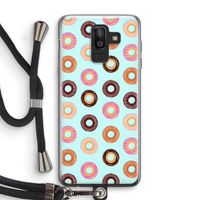 Donuts: Samsung Galaxy J8 (2018) Transparant Hoesje met koord