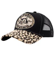 Queen Kerosin Touch Me Hard Trucker Pet Zwart & Luipaard