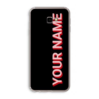 Namecase: Samsung Galaxy J4 Plus Transparant Hoesje