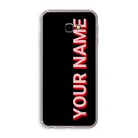 Namecase: Samsung Galaxy J4 Plus Transparant Hoesje