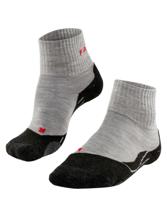 Falke Tk2 Explore Short Dames Wandelsok Light Grey 37-38