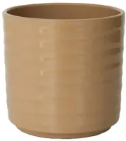 HS Potterie Berlin bloempot keramiek 13x12.5cm bruin
