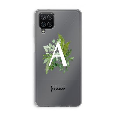 Green Brush: Samsung Galaxy A12 Transparant Hoesje